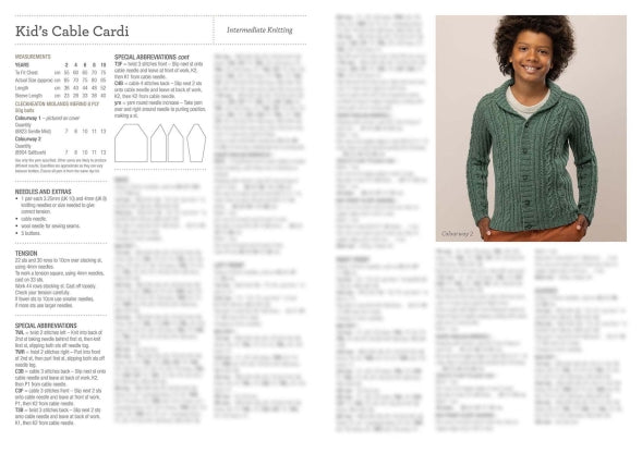 Kid's Cable Cardi #1020